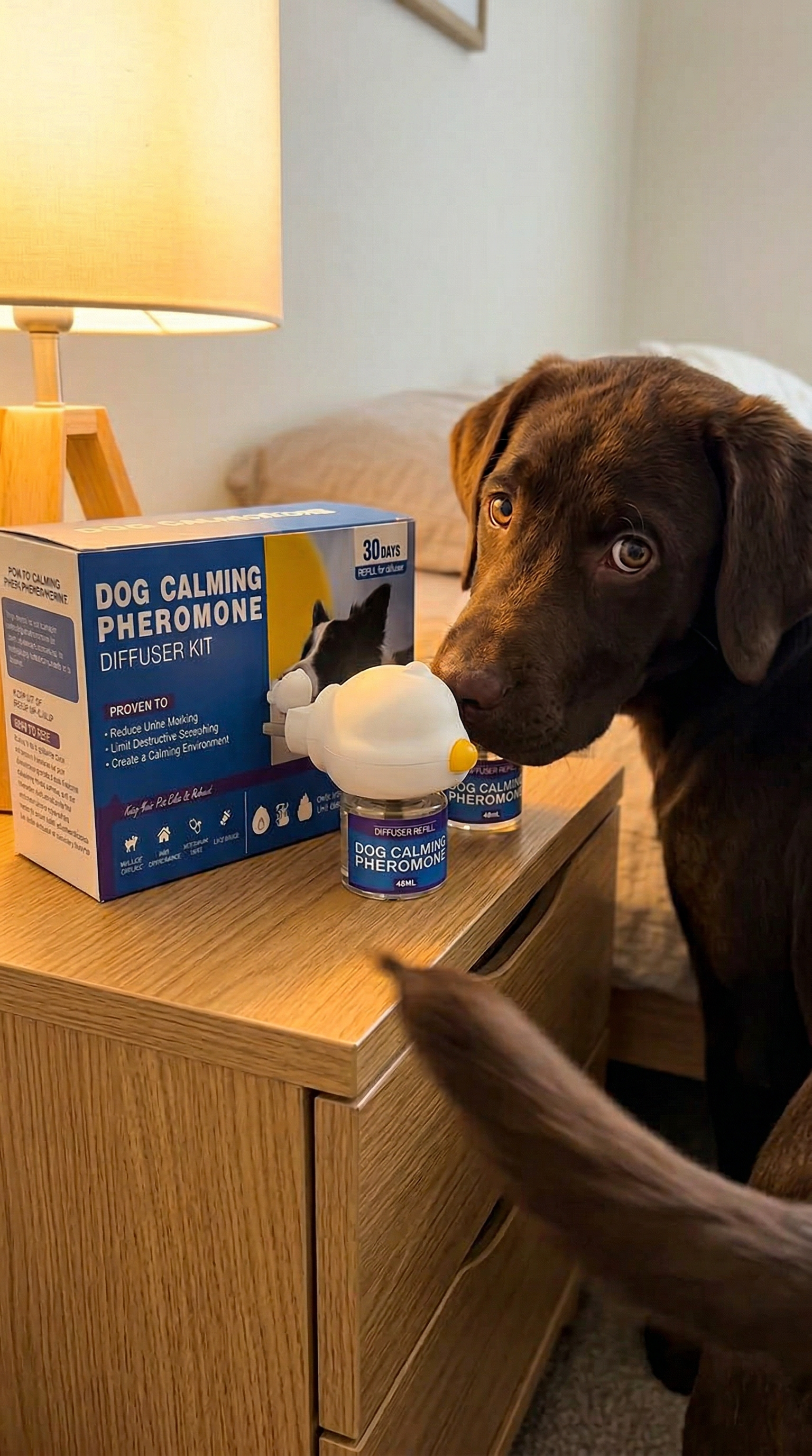 Foto de cliente con su perro